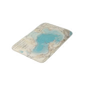 Tapis De Bain Lac hydrographique Mendota de carte (Angle)