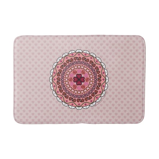 Tapis De Bain Lacy Valentine's Day Bath Mat (Devant)