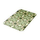 Tapis De Bain Ladybug Abstrait Sur Dogwood Nature Kaleidoscope (Angle)