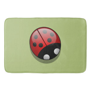 Tapis De Bain Ladybug, coccinelle, coccinelle, coccinelle