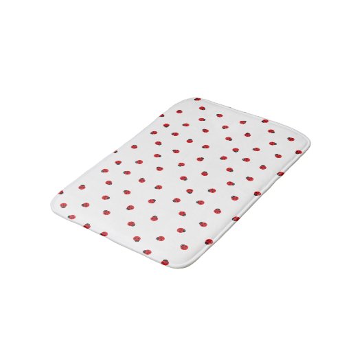 Tapis De Bain Ladybug Motif Bath Mat (Angle)