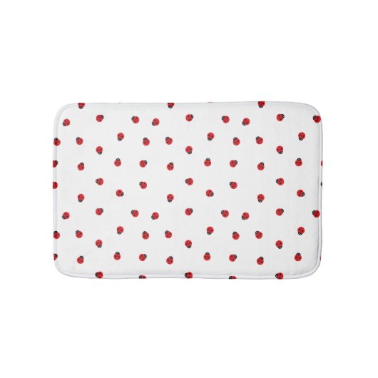 Tapis De Bain Ladybug Motif Bath Mat (Devant)