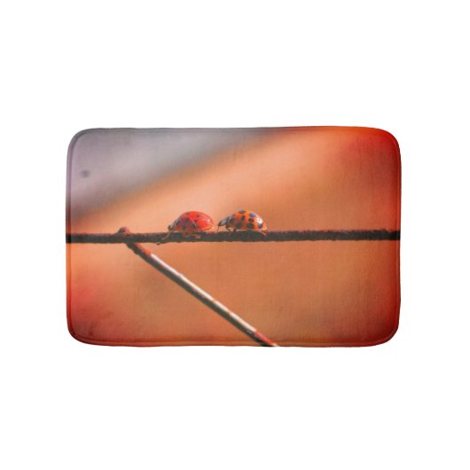 Tapis De Bain Ladybugs Jouer Suivre Le Leader Fermer (Devant)