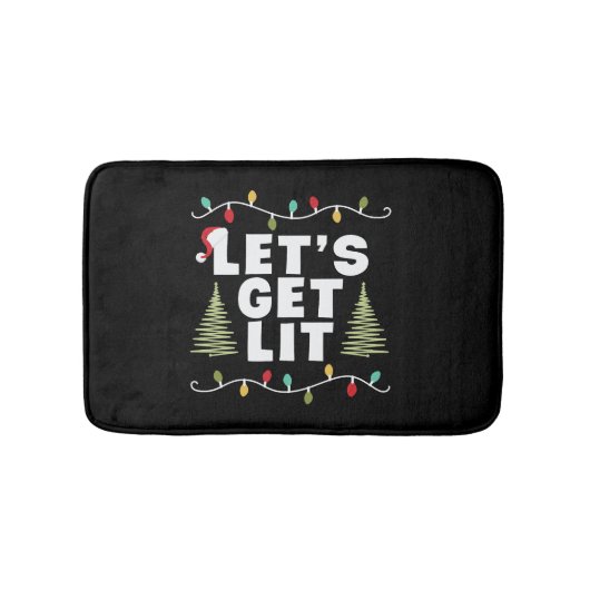 Tapis De Bain Laissons Lit cadeau de Noël (Devant)