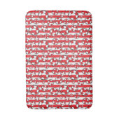 Tapis De Bain Lake House Red White Beach Lifebouy Stripes (Devant (Vertical))