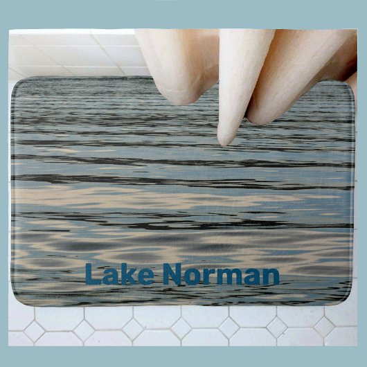 Tapis De Bain Lake Water Custmizable Nom du lac