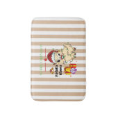 Tapis de bain Lama de Noël (Devant (Vertical))