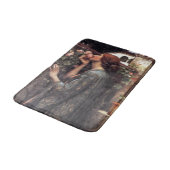 Tapis De Bain L'âme du Rose (par John William Waterhouse) (Angle)