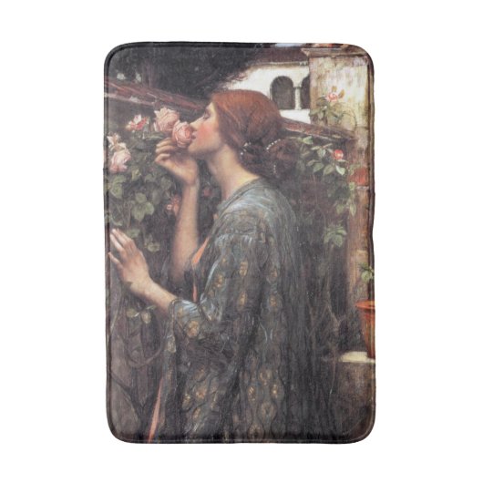 Tapis De Bain L'âme du Rose (par John William Waterhouse) (Devant (Vertical))