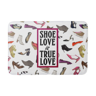 Tapis De Bain L'amour de la chaussure est Véritable Amour Bain M