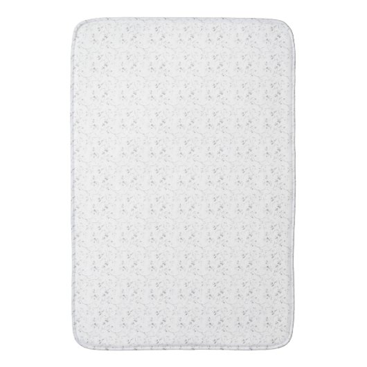 Tapis De Bain Langue, Cloud gris (devant Vertical)