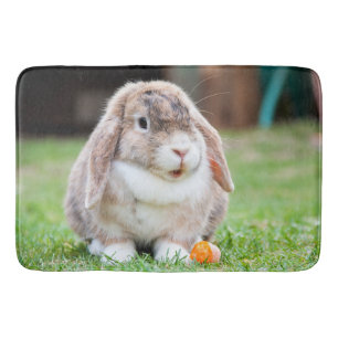 Tapis De Bain lapin à oreilles de lop mignon