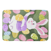 Tapis De Bain lapin avec oeufs de pâques (Devant)