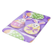 Tapis De Bain lapin avec oeufs de pâques (Angle)
