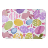 Tapis De Bain lapin avec oeufs de pâques (Devant)