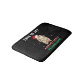 Tapis De Bain Lapin de Noël (Angle)