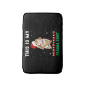 Tapis De Bain Lapin de Noël (Devant (Vertical))