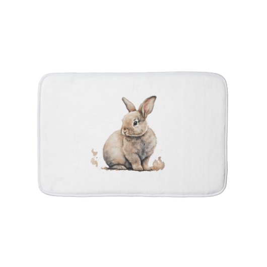 Tapis De Bain Lapin de Pâques (Devant)
