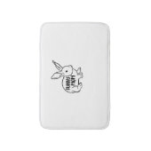 Tapis De Bain Lapin Maman Lapin Amant (Devant (Vertical))