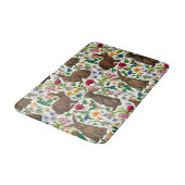 Tapis De Bain Lapins et fleur sauvage (Angle)