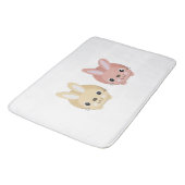 Tapis De Bain Lapins Mignons (Angle)