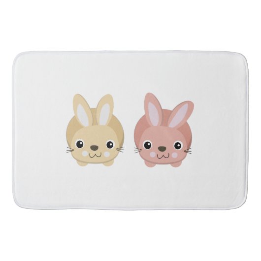 Tapis De Bain Lapins Mignons (Devant)