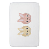 Tapis De Bain Lapins Mignons (devant Vertical)