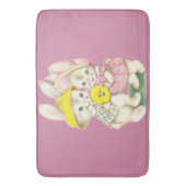 Tapis De Bain Lapins mignons (devant Vertical)