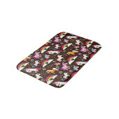 Tapis De Bain l'arc-en-ciel de licorne badine le cheval (Angle)