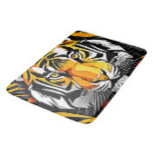 Tapis De Bain L'art Abstrait du tigre (Angle)