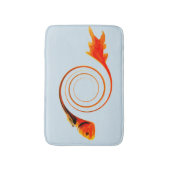 Tapis De Bain L'art Abstrait moderne du poisson rouge (Devant (Vertical))