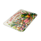 Tapis De Bain L'art des mots de la cuisine de maman mignonne (Angle)