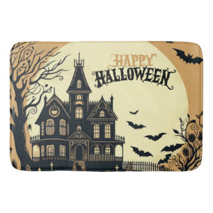 Tapis De Bain L'art d'Halloween vintage