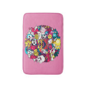 Tapis De Bain L'art doodle japonais (Devant (Vertical))