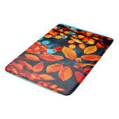 Tapis De Bain L'art Feuille orange vif (Angle)