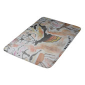 Tapis De Bain L'art rupestre Abstrait (Angle)