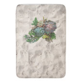 Tapis De Bain L'Art Succulent (devant Vertical)