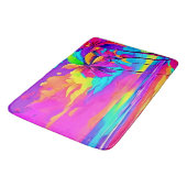 Tapis De Bain L'art tropical vibrant (Angle)