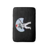 Tapis De Bain L'astronaute Dab Sur La Lune Graphique De Noël (Devant (Vertical))