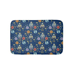 Tapis De Bain L'astronaute spatiale Homme coloré