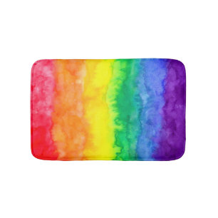 Tapis De Bain Lavage de bain à l'eau arc-en-ciel