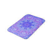 Tapis De Bain Lavande Ciel bleu pourpre Éperche Damas (Angle)