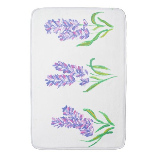 Tapis De Bain Lavande de bain de conception (devant Vertical)