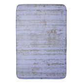 Tapis De Bain Lavande Faux Bois Texture Mat de bain (devant Vertical)
