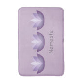 Tapis De Bain Lavande Lotus (Devant (Vertical))