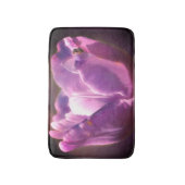 Tapis De Bain Lavande Tulipe Avec Petite Abeille Gros Plan (Devant (Vertical))