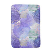 Tapis De Bain lavande violette style art abstrait Bath Mat (Devant (Vertical))