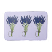 Tapis De Bain Lavandula Lavender Bund Herbe Jardin Fleur Violet (Devant)