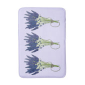 Tapis De Bain Lavandula Lavender Bund Herbe Jardin Fleur Violet (Devant (Vertical))