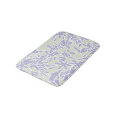 Tapis De Bain Lavender Agapanthus Flower Sage Green (Angle)